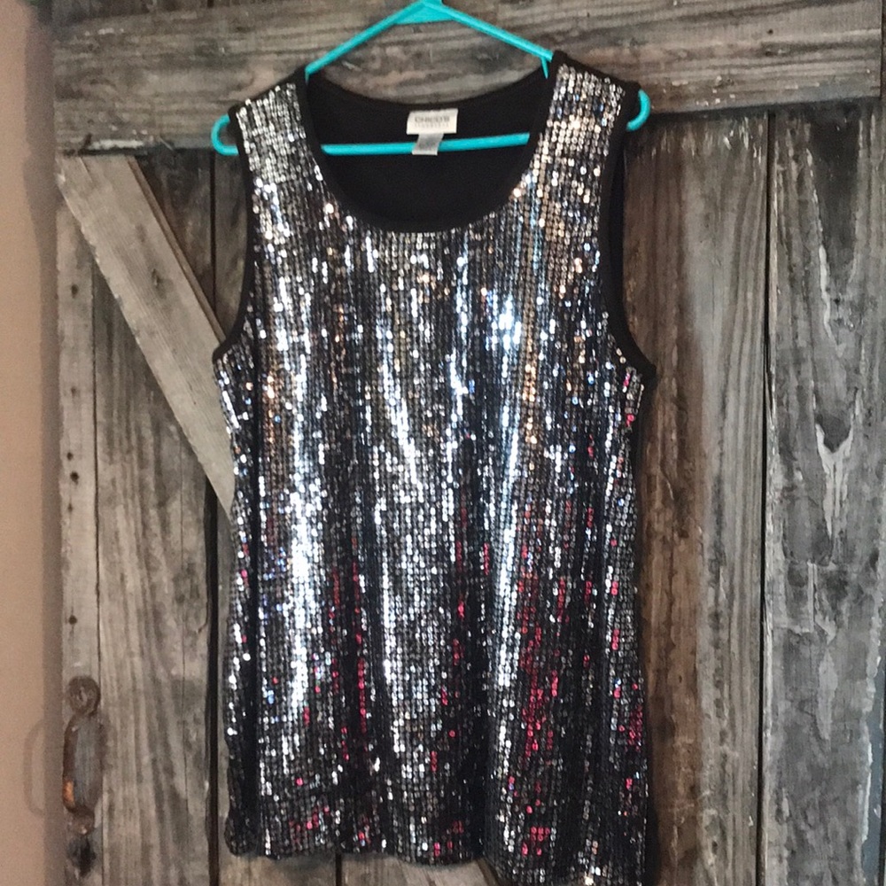 Beautiful sequins tank top